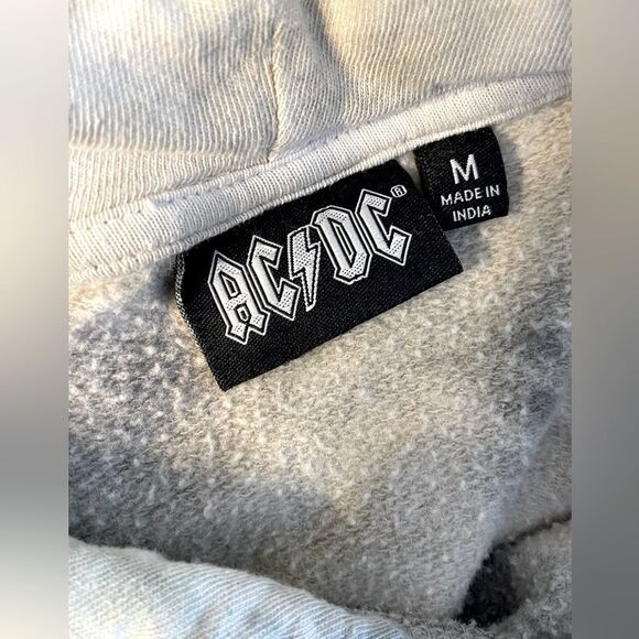 AC/DC Tie Dye Hoodie Pullover M - Picture 5 of 6